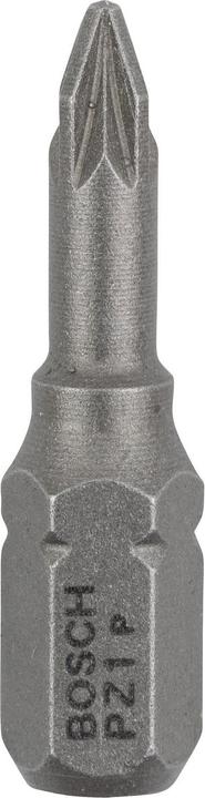 Actual product image Bosch Professional Zubehör Screwdriver bit extra-hard PZ 1, 25 mm, 100-pack (Cross Pozidriv PZ M1)