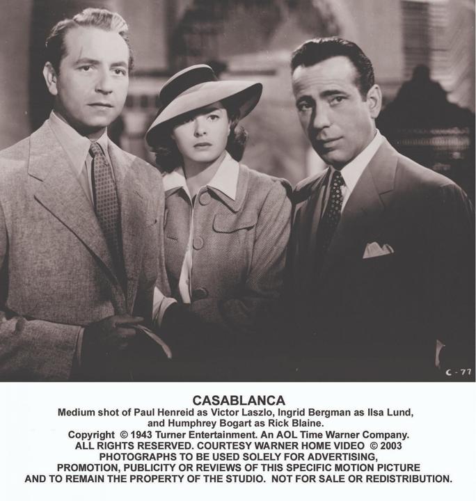 Actual product image Casablanca (Blu-ray, 1942, German, Spanish, French, Italian, English)