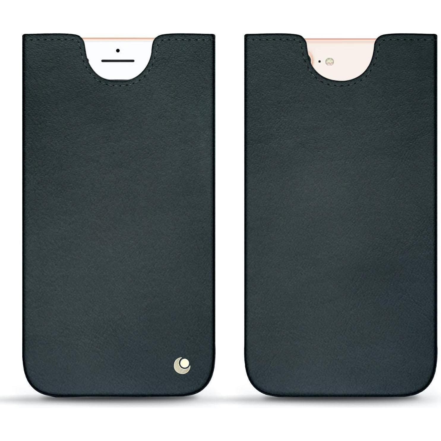 Thumbnail - Noreve Lederschutzhülle (Apple iPhone 8 Plus), Smartphone Hülle, Blau