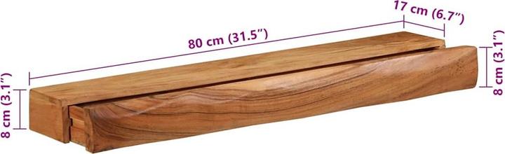 Actual product image vidaXL Wall shelf