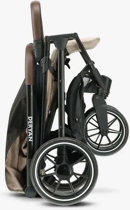 Image du produit Deryan Rolo XL Luxe Lichtgewicht Buggy - Nougat