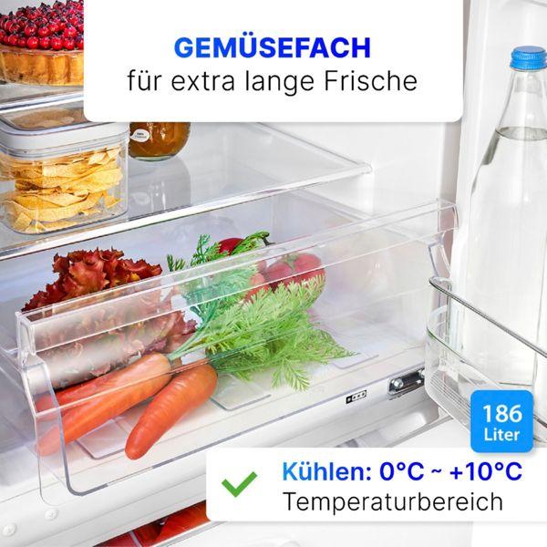 Actual product image Bomann Fridge-freezer combination KGR 7328 (250 l)