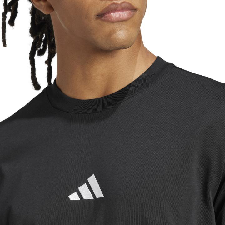 Immagine prodotto adidas Herren Essentials SMALL Logo Single Jersey Tee, Black/White, XL (XL)