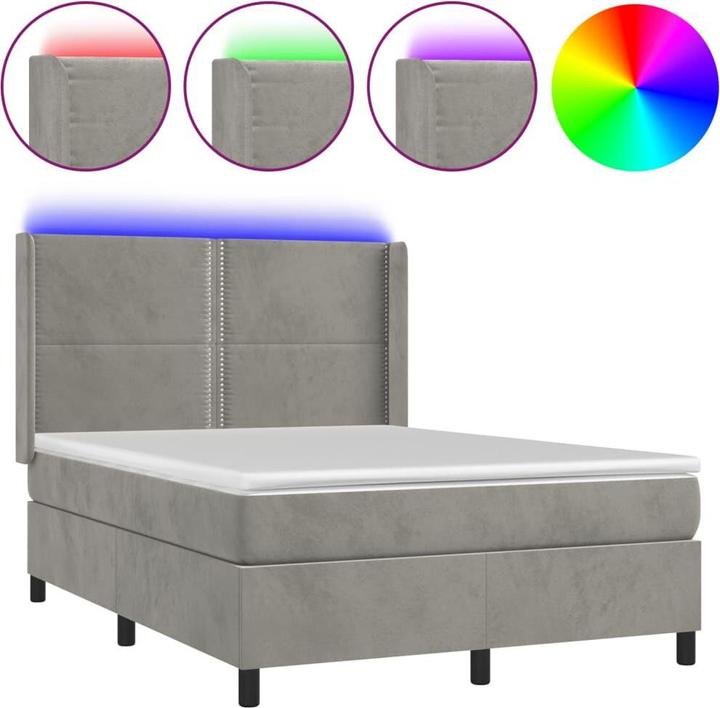 Produktbild vidaXL Boxspringbett (140 x 200 cm)