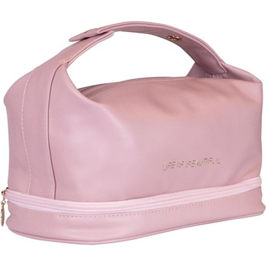 NoName, Necessaire, INTER-VION Kosmetyczka usztywniona z organizerem Róż, Rosa