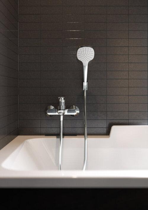 Produktbild hansgrohe Croma Select E Duschkopfhalterungset 110 mit Duschschlauch 125 cm (1 Strahlarten, 16 l/min)