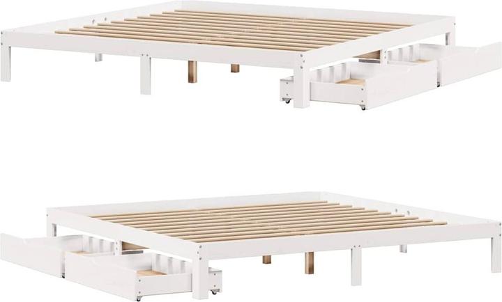 Actual product image vidaXL Bettrahmen (200 x 200 cm)