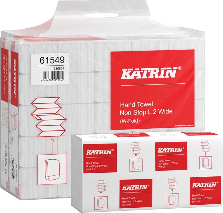 Actual product image Katrin Towels W-Fold Interfold Classic Non Stop L 2 (3000 x)