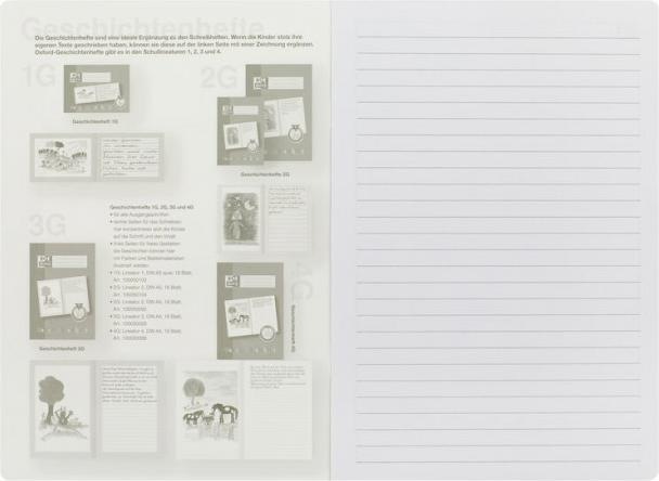 Actual product image Oxford Story booklet, A4 (A4, Lined, Hardcover)