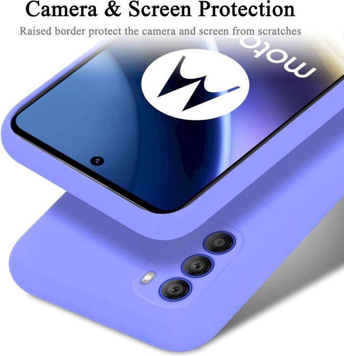 Actual product image Cadorabo Bumper Case for Motorola MOTO G51 5G TPU Liquid Silicone Cover for Motorola MOTO G51 5G (Motorola Moto G51 5G)