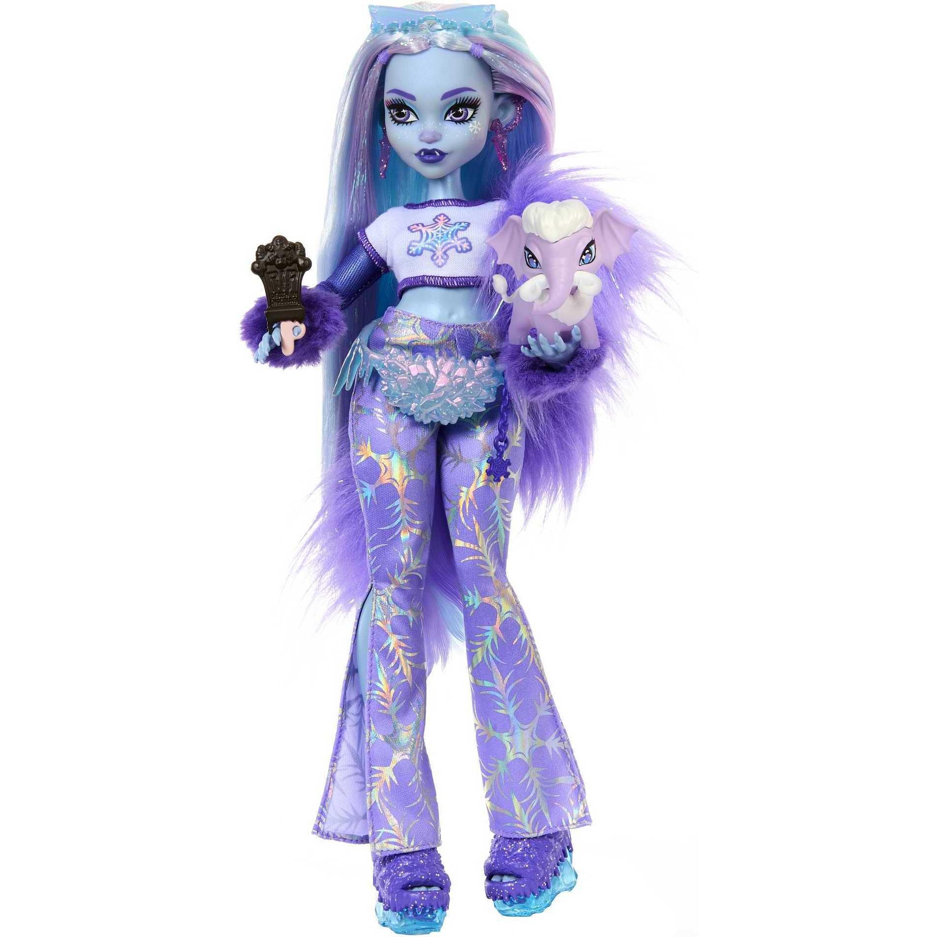 Monster High Abbey Bominable Yeti con Mammut-Haustier e accessori