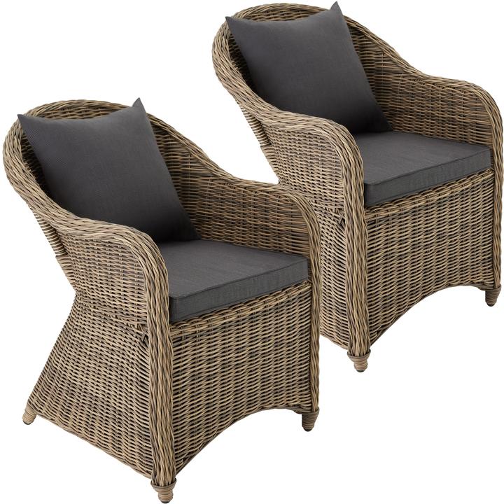 Image du produit tectake Chaise Fauteuil de jardin