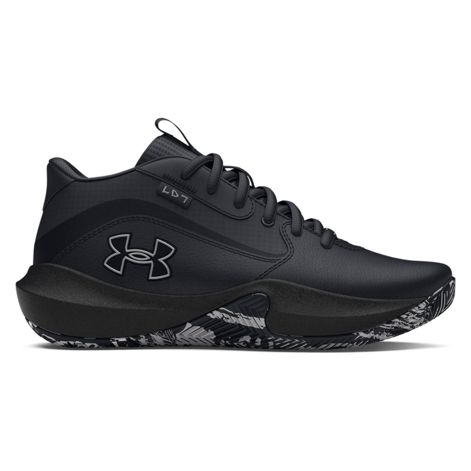 Under Armour, Jungen, Hallenschuhe, Ua Gs Lockdown 7 (36), Schwarz