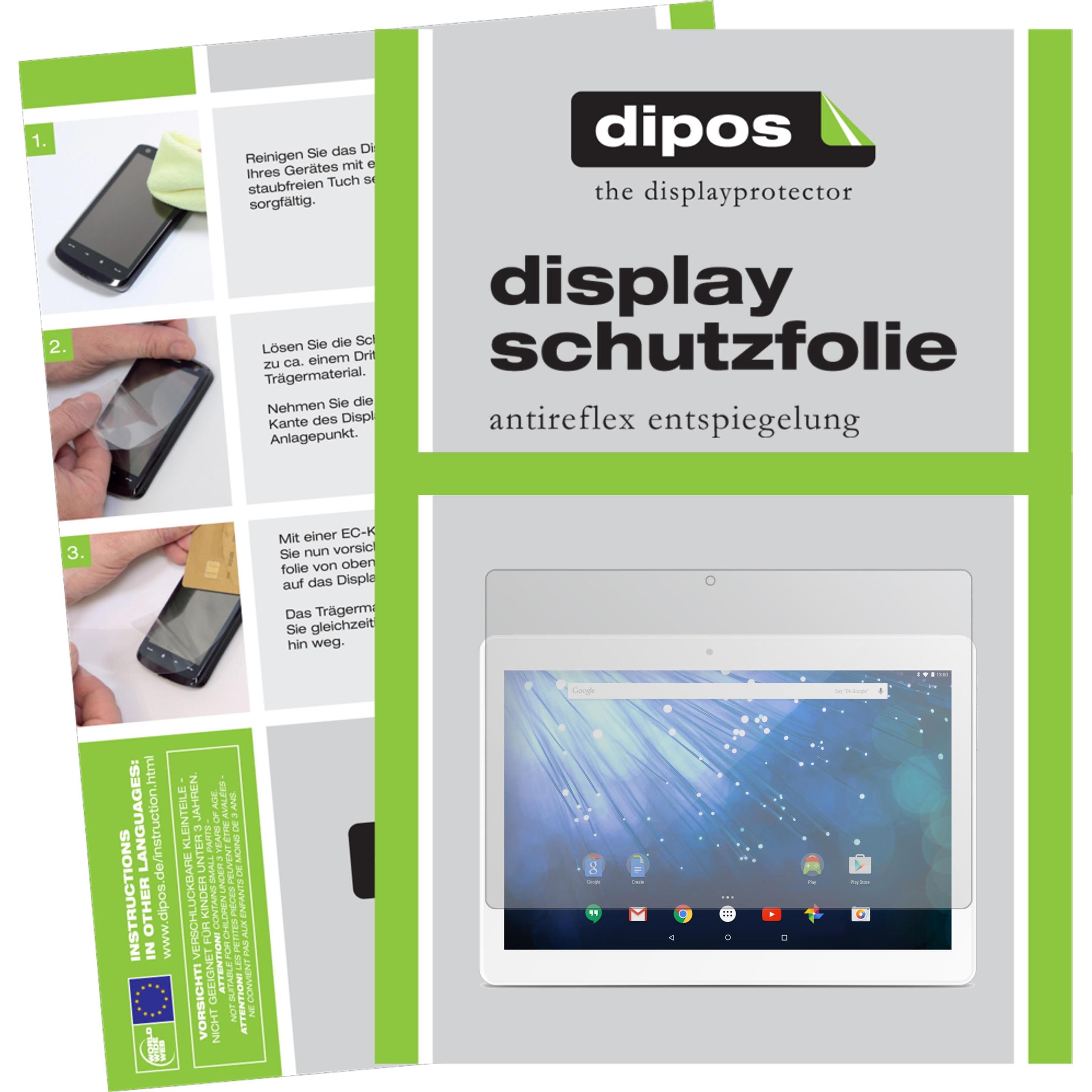 Thumbnail - Dipos Displayschutzfolie Antireflex (2 Stück, Surftab Breeze 10.1 quad), Tablet Schutzfolie
