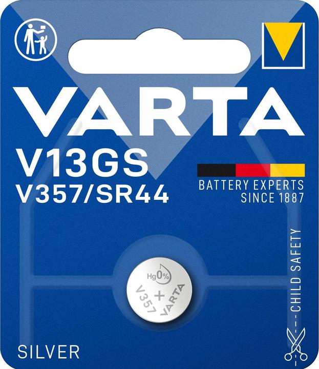 Varta V13gs (1 Stk., SR44, 155 mAh)