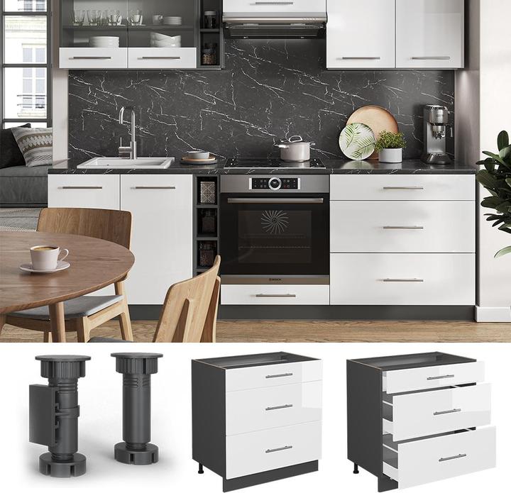 Actual product image Vicco Küchenunterschrank Fame-Line (80 x 51.5 x 81.5 cm)