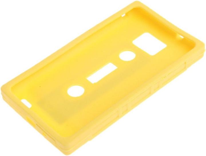 Actual product image König Design Silicone Case Cassette for Samsung Galaxy S2 i9100/i9200 yellow (Samsung Galaxy S2 I9100)