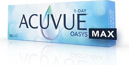 Actual product image Acuvue Oasys 1-Day MAX (30 Piece, Daily lens, Spherical)