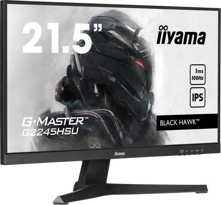 Produktbild iiyama Monitor G2245HSU-B2 (1920 x 1080 Pixel, 21.50")