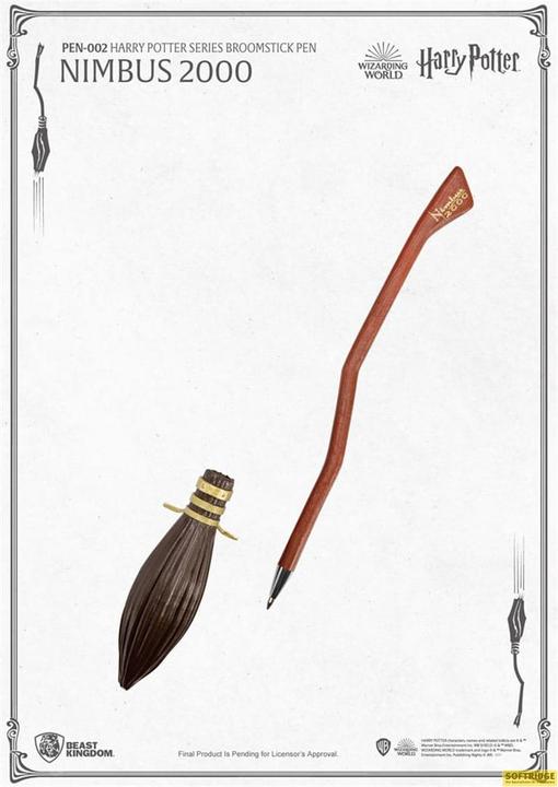 Produktbild Beast Kingdom Harry Potter stylo à bille balai volant Nimbus 2000 29 cm