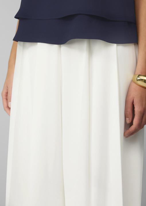 Image du produit S.Oliver Hose Wide-Leg-Hose aus Crêpe mit Falten (46)
