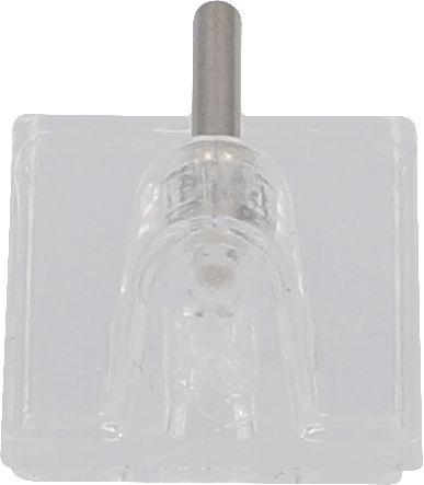Actual product image Inofix Adhesive hooks for curtain poles, transparent 4 pieces