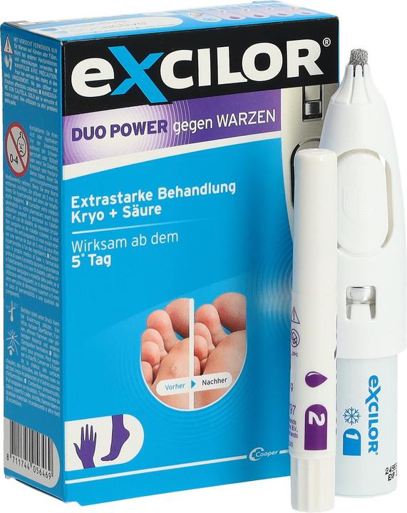 Produktbild Excilor Warzen Duo Power Pen (Fusscrème & Fussgel, 1 ml)