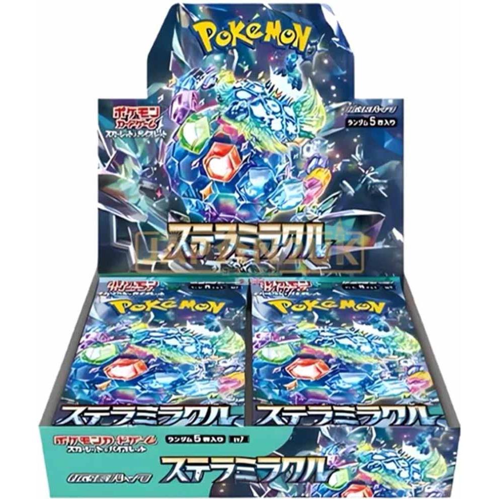 Pokémon Scarlet & Violet Stellar Miracle (sv7) Booster Display (Giapponese, Display del booster)