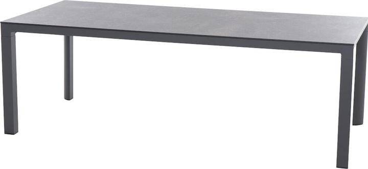 Actual product image Siena Garden Silva Dining Tisch 220x100cm matt anthrazit / HPL titan (220 cm)