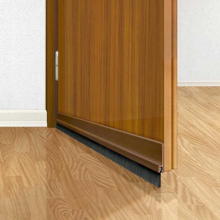 Produktbild tesa tesamoll STANDARD Türdichtschiene, selbstklebende Türdichtung für glatte Böden