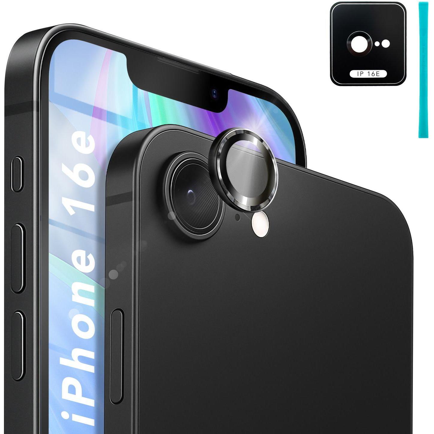 Nalia Focus.Pro CLX - Kameraschutz Linsenglas Reflexionsfrei - Camera Lens Protector (1 Pezzo/i, Apple iPhone 16e), Pellicola protettiva smartphone