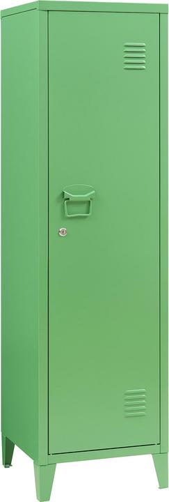 Produktbild En.Casa Einzelspind Kurikka 137x38x38 cm Apfelgrün (38 x 38 x 137 cm)