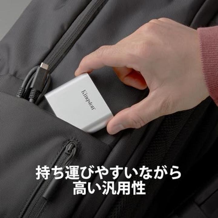 Actual product image Kingston Card Reader USB-C & USB-A miniHub USB3.2 Gen1 retail (USB-C, 2 ports)