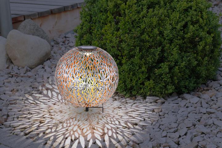 Image du produit Globo Lampe solaire silver gray 1xLED (IP44)
