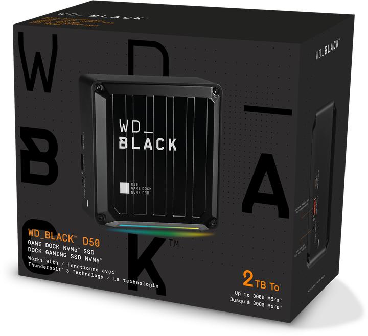 Produktbild WD Black D50 Game Dock 2TB (Thunderbolt, 5 Ports)