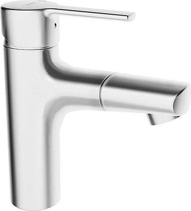 Produktbild Hansa Hansaronda Waschtischarmatur, mit Ablaufgarnitur, ausziehbarer Auslauf, Ausladung: 125 mm, 030