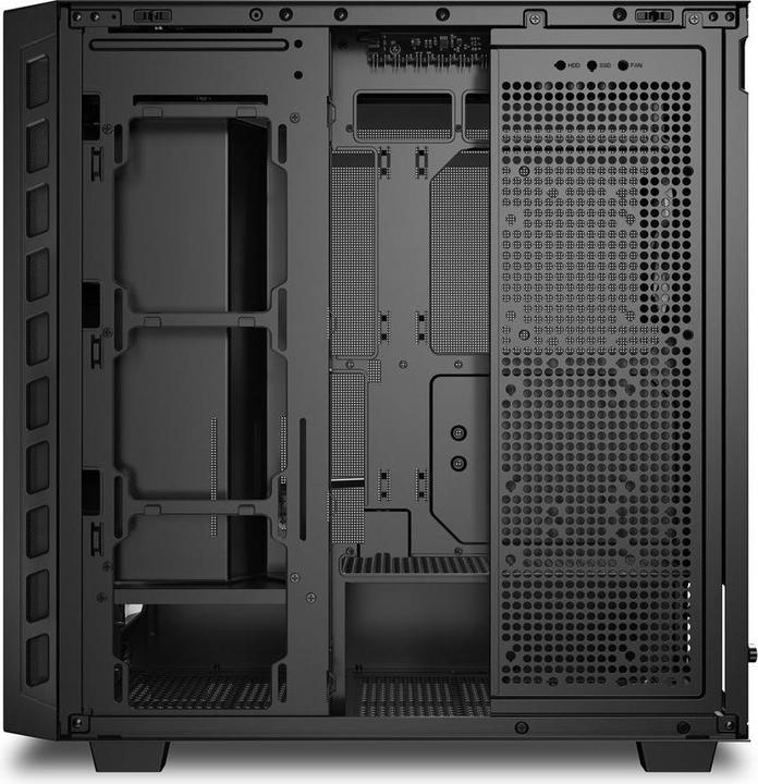 Produktbild Sharkoon Rebel C80M RGB ATX Black (schwarz) (mATX, Mini-ITX, ATX)