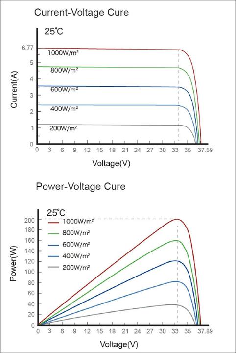 Actual product image Enjoy solar Monokristallines Solarmodul mit HPBC Technologie 200W/36V (200 W, 9.89 kg)