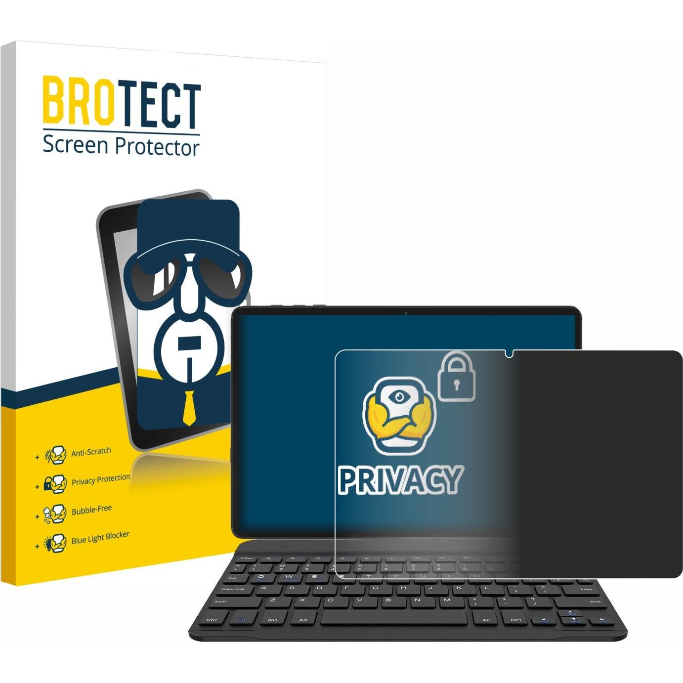 BROTECT Sichtschutzfolie Anti-Spy Privacy Folie Blaulicht-Schutz (1 Stück, A20), Tablet Schutzfolie
