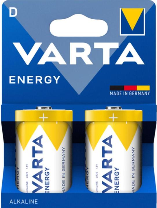 Produktbild Varta Akkus energy d 1,5 V LR20 (2 Stk.)