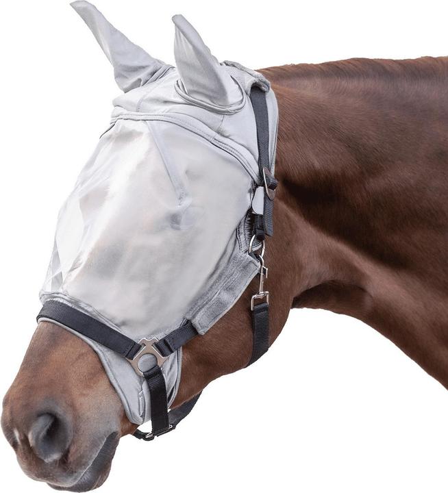 Immagine prodotto Waldhausen Maschera antimosche Premium con protezione per le orecchie per cavalli warmblood argento