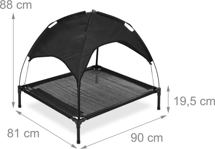 Actual product image Relaxdays Lettino per-cani (Dog)