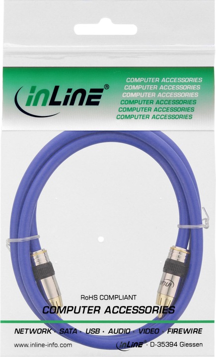 Produktbild InLine Cinch Kabel VIDEO & digital AUDIO (25 m, Cinch)