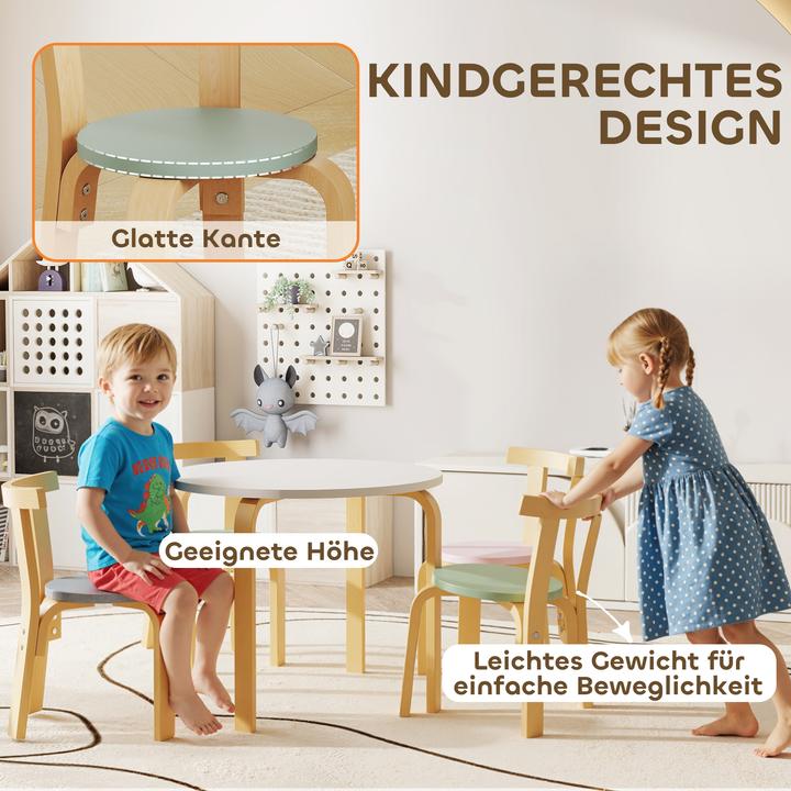 Image du produit Aiyaplay Kindersitzgruppe Pappelholz, Birkenfurnier Mehrfarbig (Groupe de sièges pour enfants)
