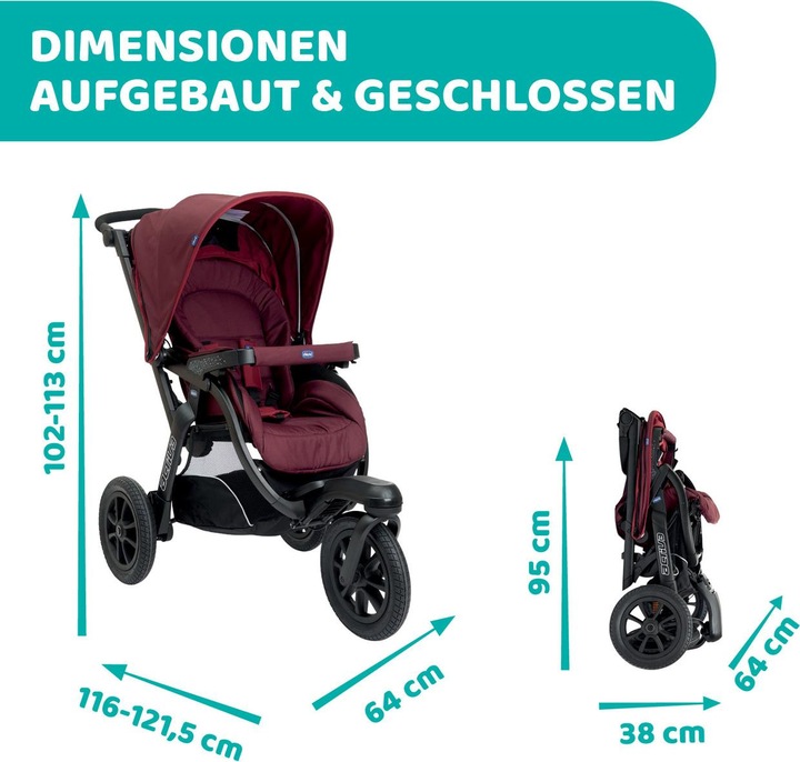 Actual product image Chicco Activ3 Stroller