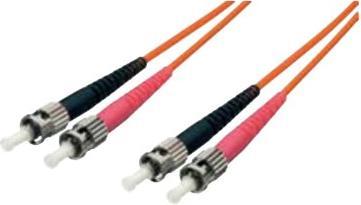 Produktbild equip LWL Patchkabel ST->ST Singlemode Duplex OS2 ge (1 m)