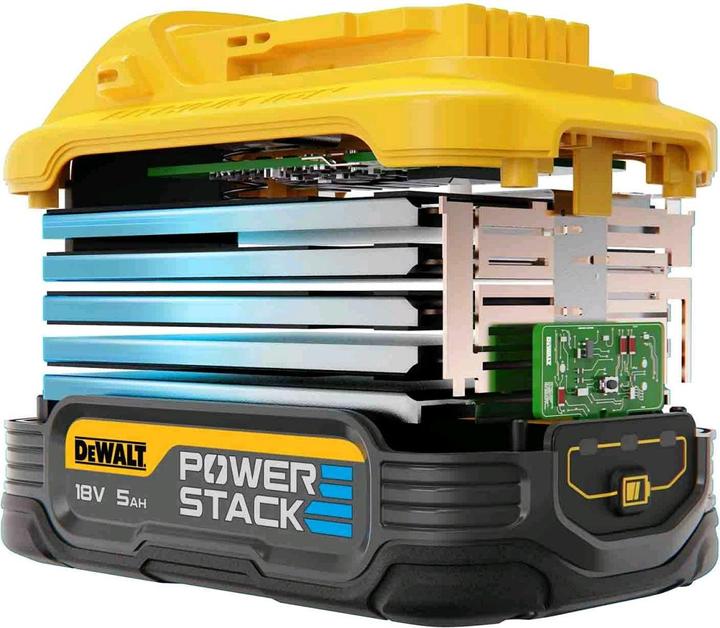 Productafbeelding DeWalt 18V Powerstack-accustarterkit / 2x 5Ah + DCB1104 (18 V)
