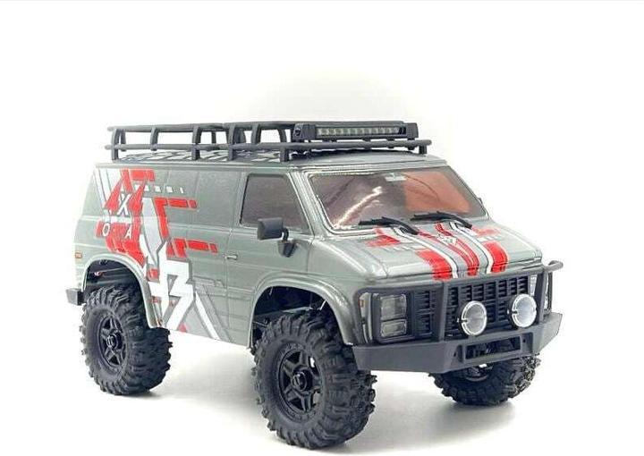 Produktbild Absima Crawler CR18P EVO-V2 Rock Van grey, 4WD, RTR, 1:18 (RTR Ready-to-Run)
