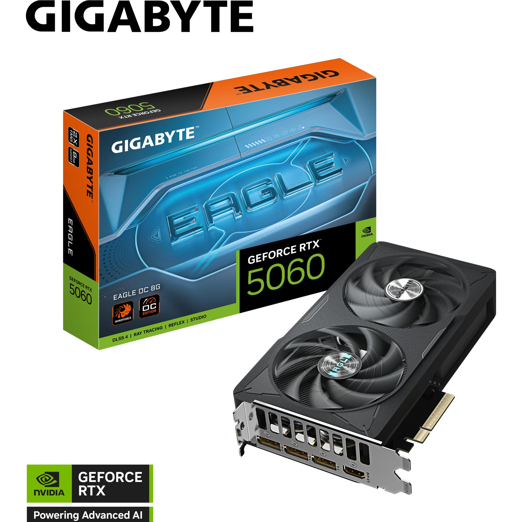 Gigabyte GeForce RTX 5060 EAGLE OC (8 GB), Grafikkarte