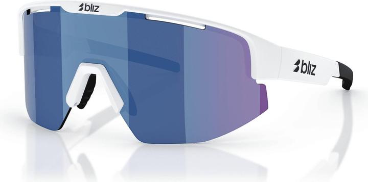 Actual product image Bliz Matrix Small (matt white, Smoke w Blue Multi)